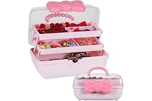 Girls Headbands Organizer, Hair Accessories Organizer for Kids Headbands, Clips Storage Box
