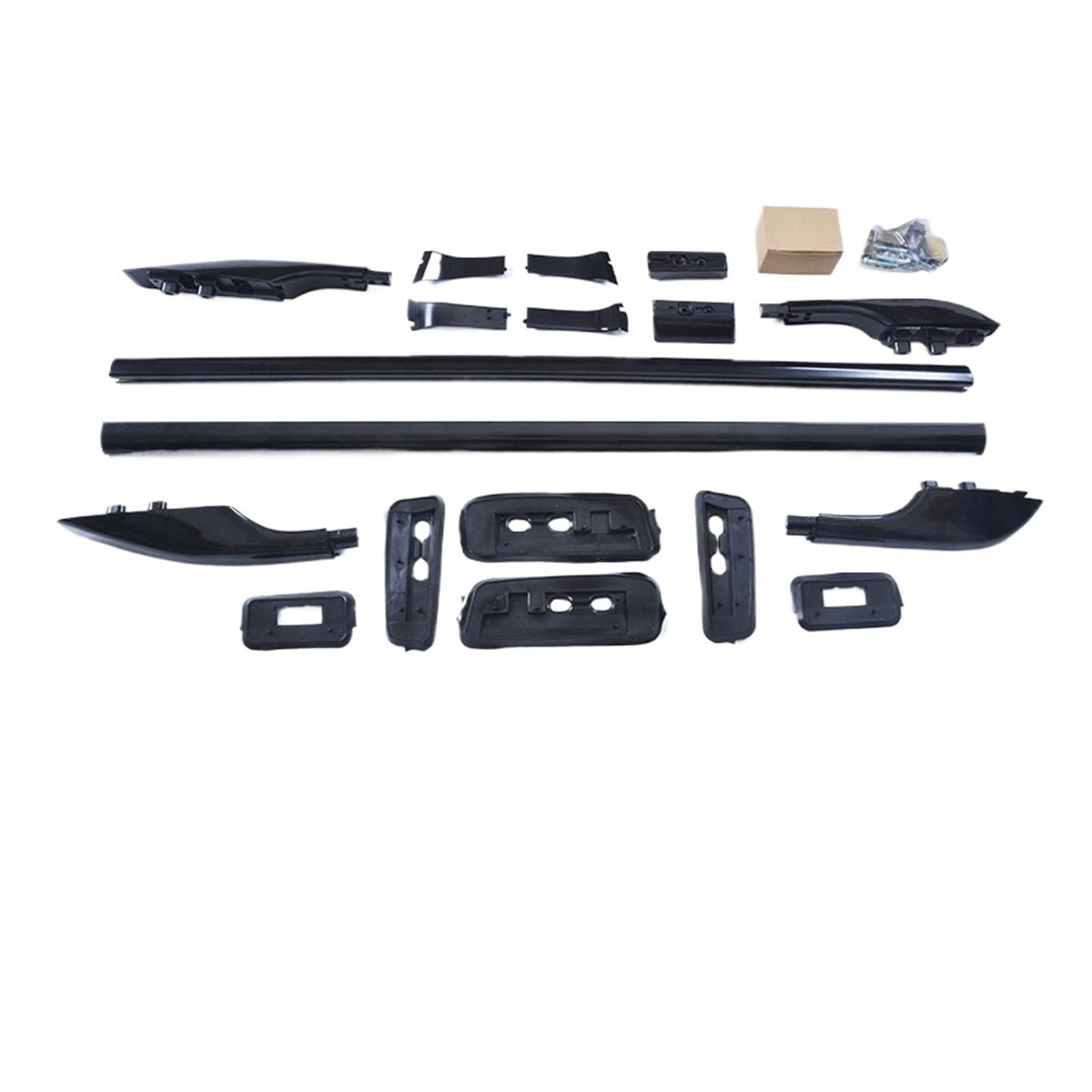 Compatible With 2008-2023 Toyota Land Cruiser 200 LC200 Prado 150 Lc150 Fj150 Roof Wrap Or Luggage Rack Cross Rail Rail Travel Accessories(LC200 Black)