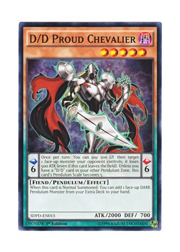Amazon.co.jp: 遊戯王 英語版 SDPD-EN015 D/D Proud Chevalier DD 