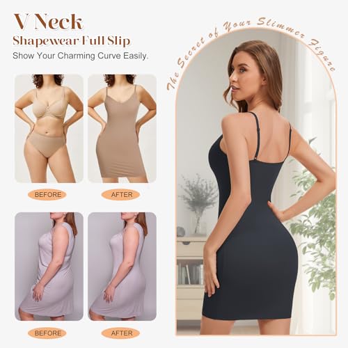 Image of Shapewear Dress Slips for Women Under Dress