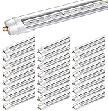 Bbounder 25 Pack led Tube Light 8ft, for T8 or T12 Flourescent Light Bulbs (120W) Replacement,,45W,...
