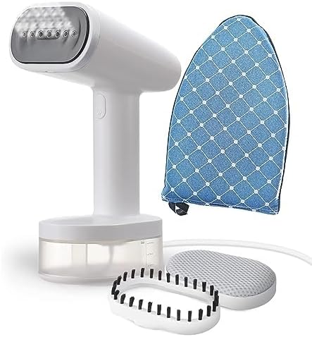 HubiCare - Vaporizador portátil de mano para ropa, con gran capacidad de 8.81 onzas, vaporizador de tela de 1500 vatios, calentamiento rápido de 25