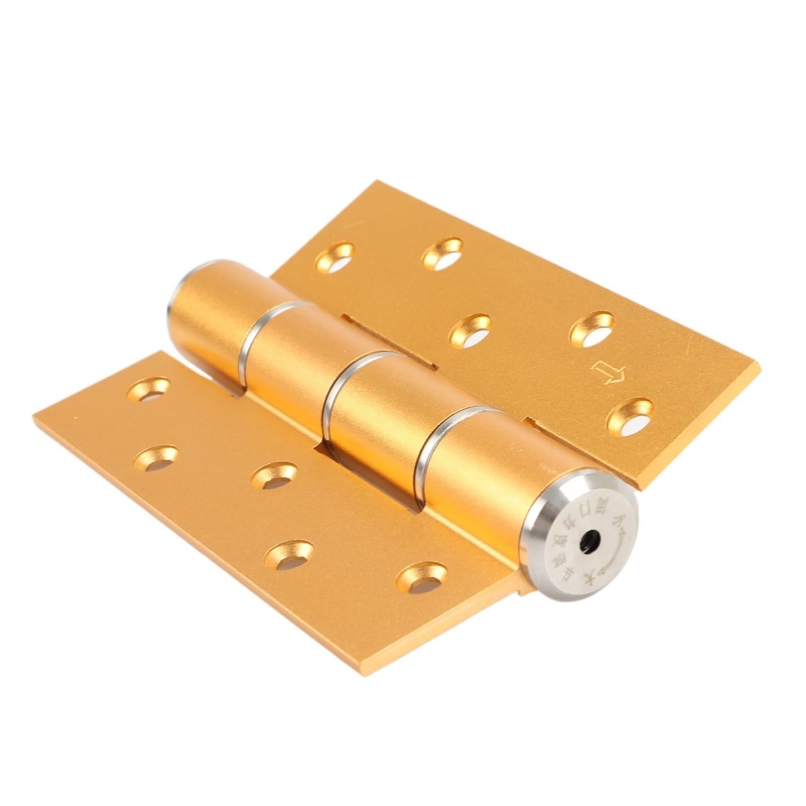 1PCS Invisible Door Hinge Damping Door Spring Hinge(Gold)