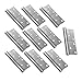 XMRISE Stainless Steel Hinges Door Connector Drawer 6 Mounting Holes Durable Furniture Bookcase Window Cabinet Home 3#10 Pcs
