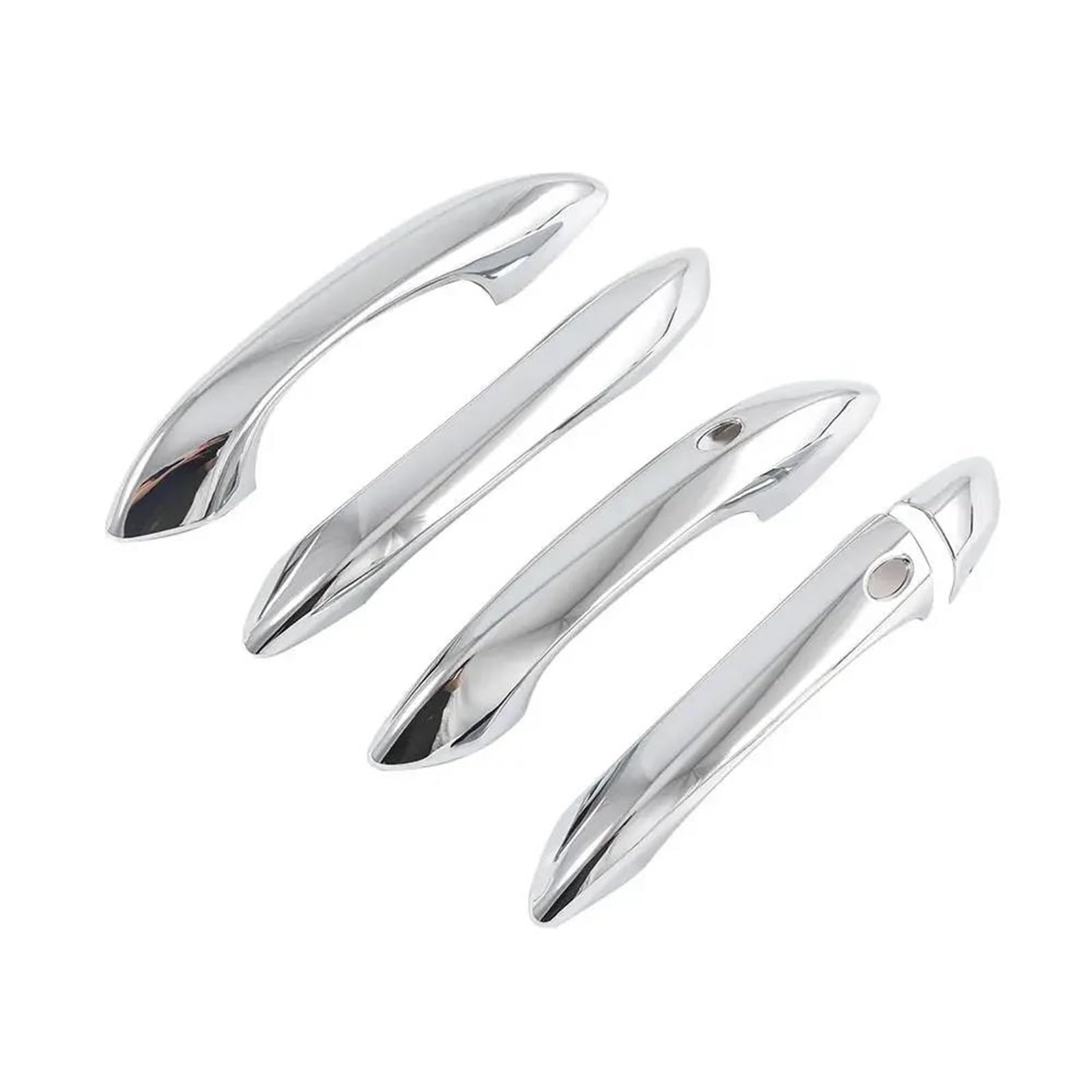 PIWINE Handle Sticker Carbon Fiber Chrome Car Door Handle Cover Decor Trim Sticker Styling Accessories for Hyundai for Tucson 2021 2022 NX4(OneColor)