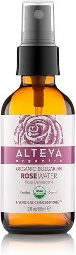 Miniatura 8 de Alteya Organics Rose Water - Tónico facial orgánico certificado por USDA, 4 onzas líquidas4.1 fl oz de agua pura búlgara rosa damascena flor de