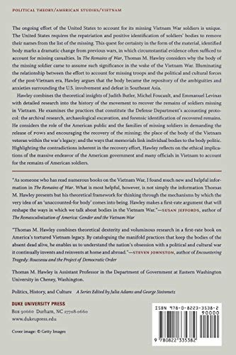 Duke University Press Hawley, Thomas M. The Remains Of War: Bodies, Politics thumb #1