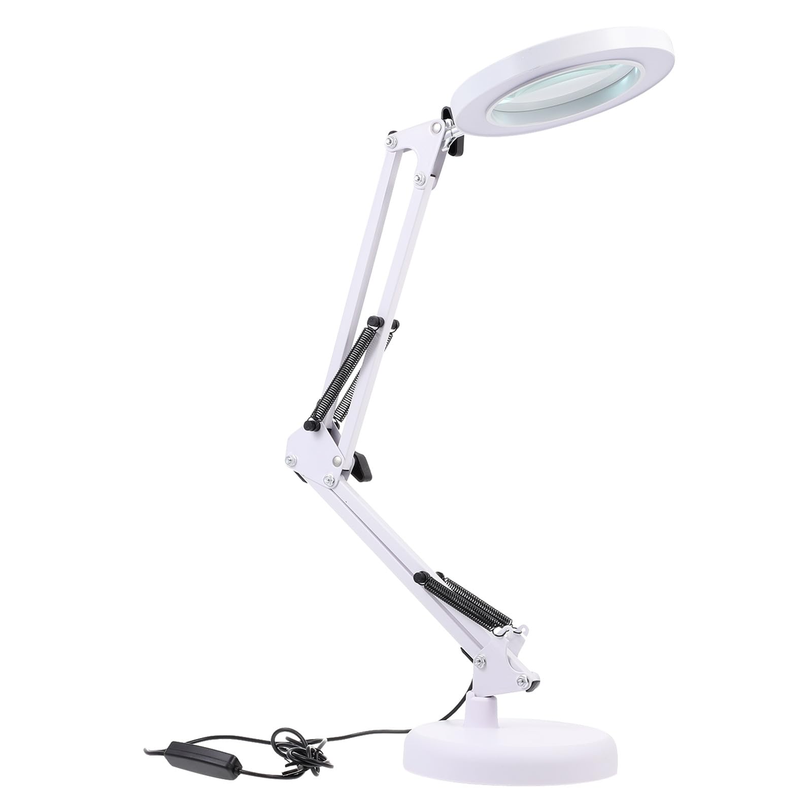 LED Vergrößerungslampe mit 8 Facher Vergrößerung Augenschutz USB Tischlampe Kompakte Nagelkunst und Tattoo Arbeitsleuchte Tragbare LED Leselampe