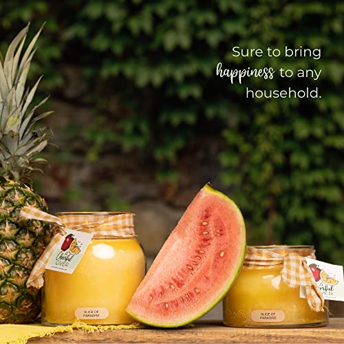 Acheerfulgiversliceofparadisemamascentedglassjarcandle22ozwithlidtruetolifefragrancemadeinusa Urban Country Home Decor A cheerful giver slice of paradise mama scented glass jar candle 22oz with lid true to life fragrance made in usa urban country home decor