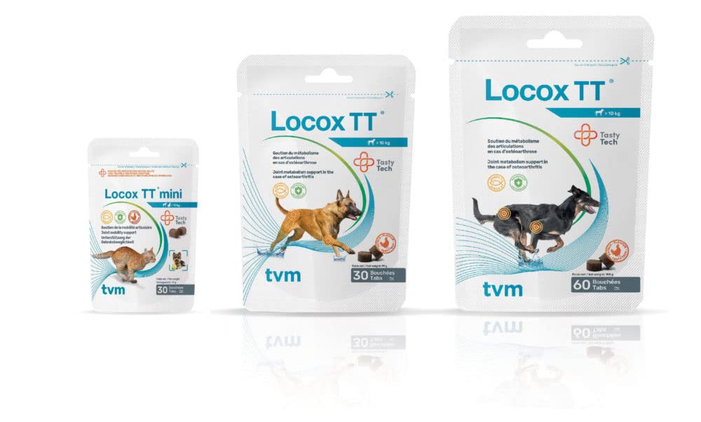 TVM Locox TT | 30 comprimés | Aliment complémentaire pour Chien | Peut être utile pour Soutenir la Fonction articulaire et Maintenir la santé des articulations.