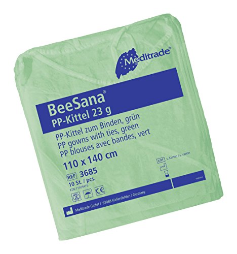 Bandas elásticas de goma Meditrade 3699 Beesana PP amarillas lote de 10 unidades de 120x140 cm