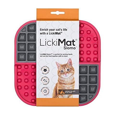 Lickimat Slomo Cat Rosa para perros y gatos Cover