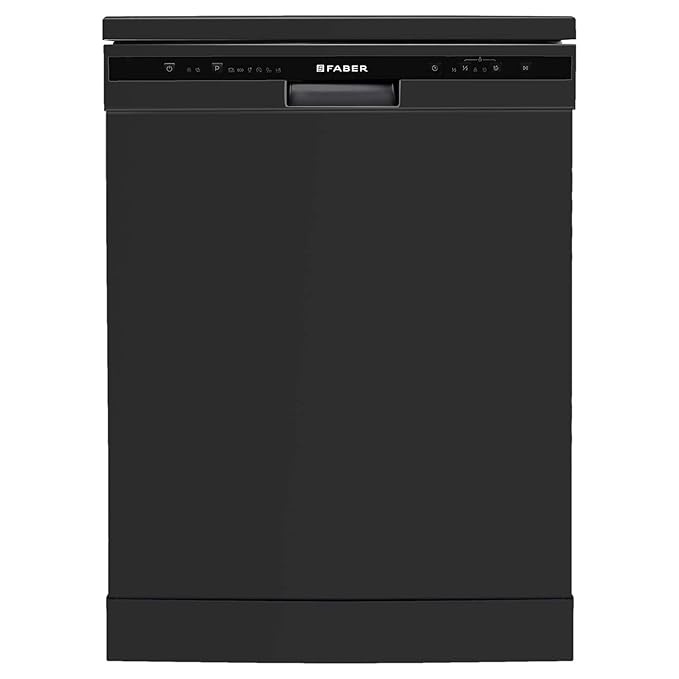 Faber 12 Place Settings Dishwasher (FFSD 6PR 12S, Neo Black, Best suited for Indian Kitchen, Hygiene Wash)