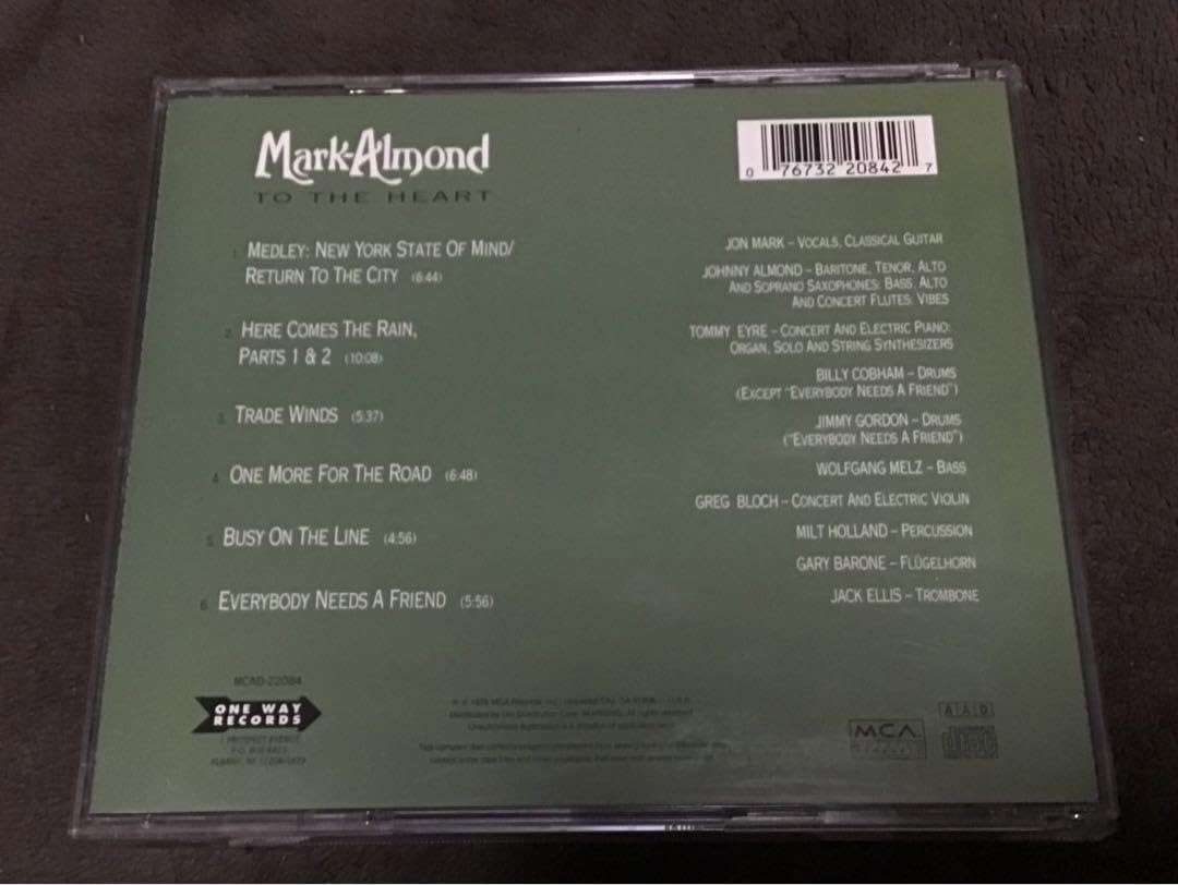 o*r様 超貴重廃盤CD マーク＝アーモンド『心に…』Mark＝Almond Amazon.co.jp: 超貴重CD マーク＝アーモンド『心に…』Mark＝Almond