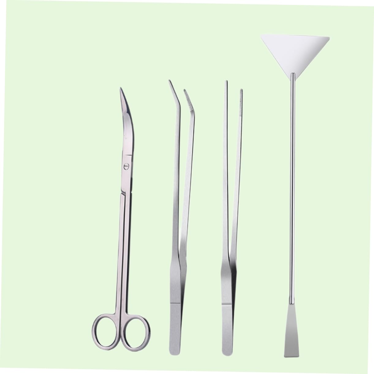 VANZACK Aquascaping Tools Tweezer Scissors Spatula Kit for Aquarium Plant Trimming