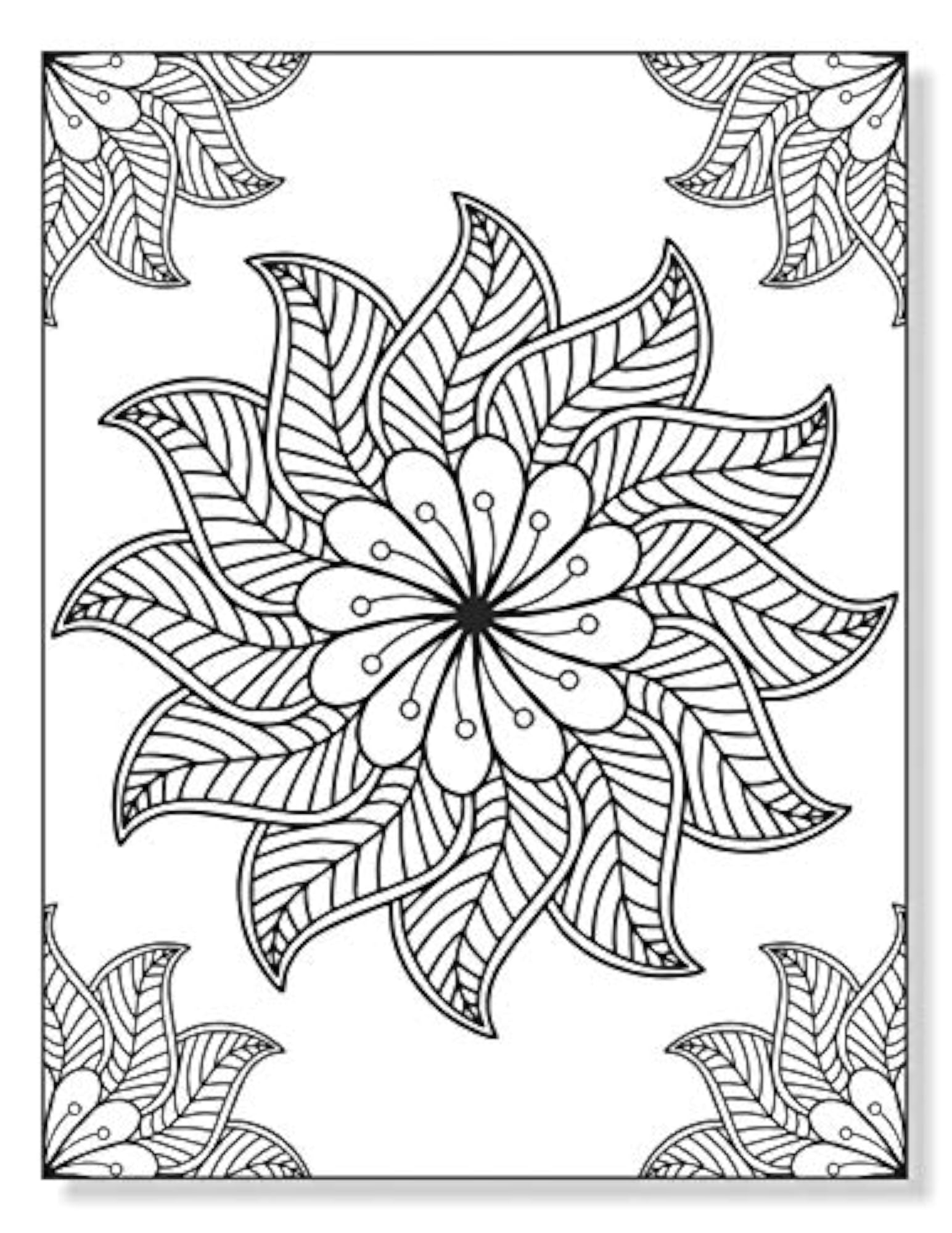 Zen Sangam - Mandala Colouring Book for Beginners