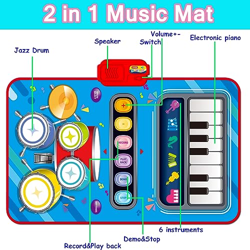image for HONGID Baby Toys for 1 Year Old,Baby Musical Mat Toddler Toys Age 1-2,