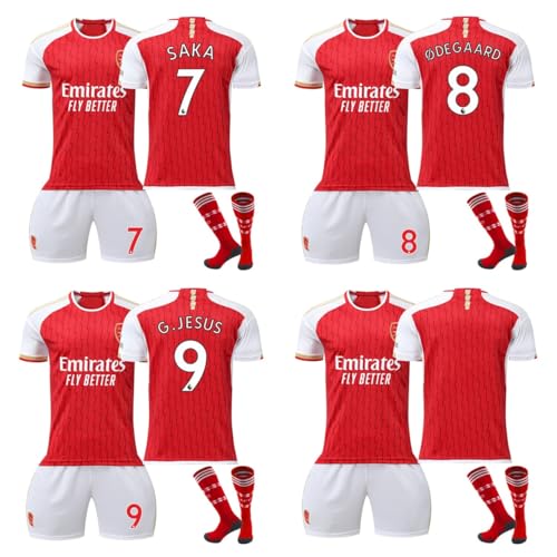 ??A[Zi TbJ[jtH[ 23-24 wԍ7A8A9A11A SakaTJA Odegaard 󔒔ԍ TbJ[EFA W[W lp qp K ĕ  ㉺Zbg Ct (E,XXXL)