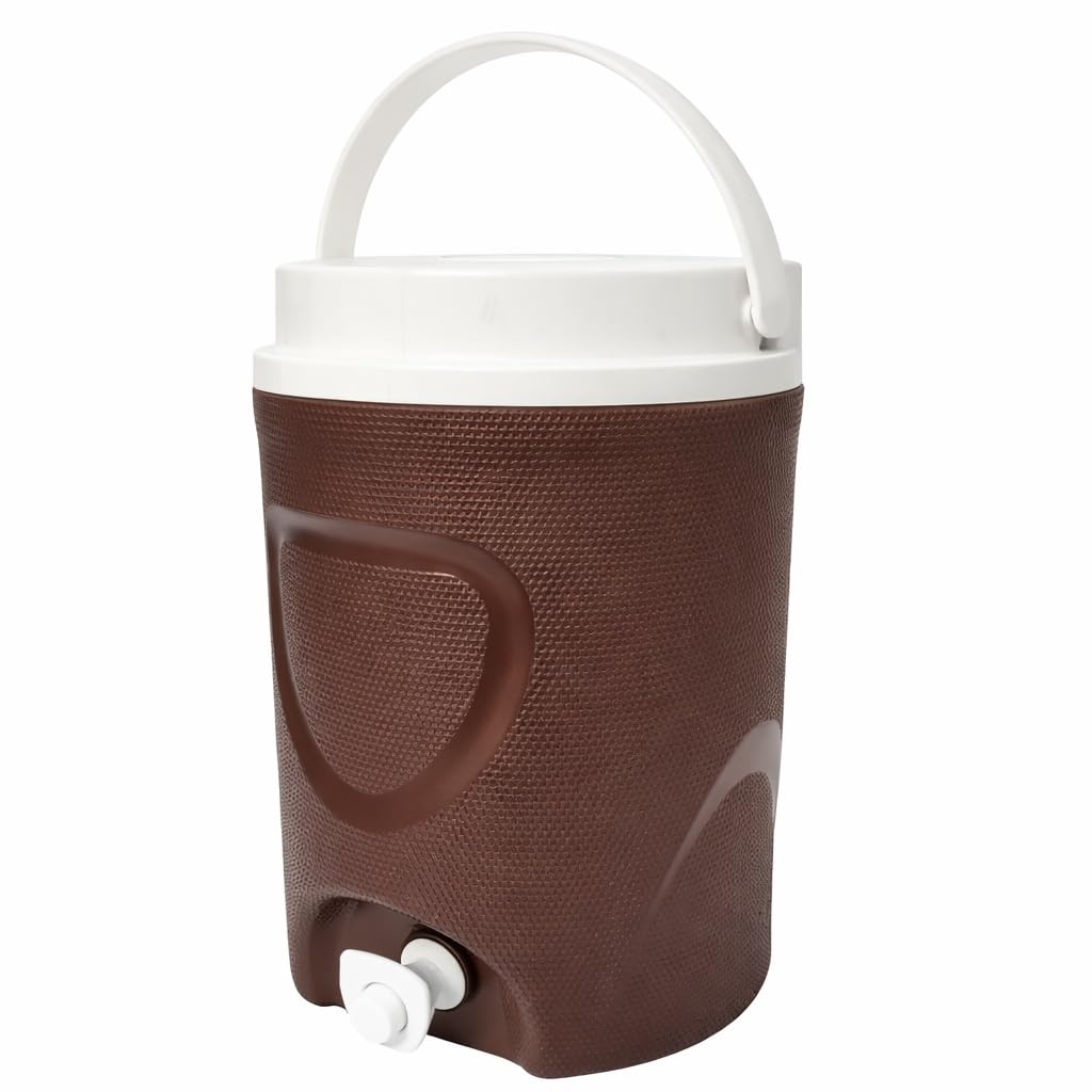 5 Litre Insulated Beverage Water Cooler Jar with Tap Portable Drink Dispenser Leak Resistant Storage Container with Handle for Home Office Kitchen Picnic Camping Travel Use-picture-13