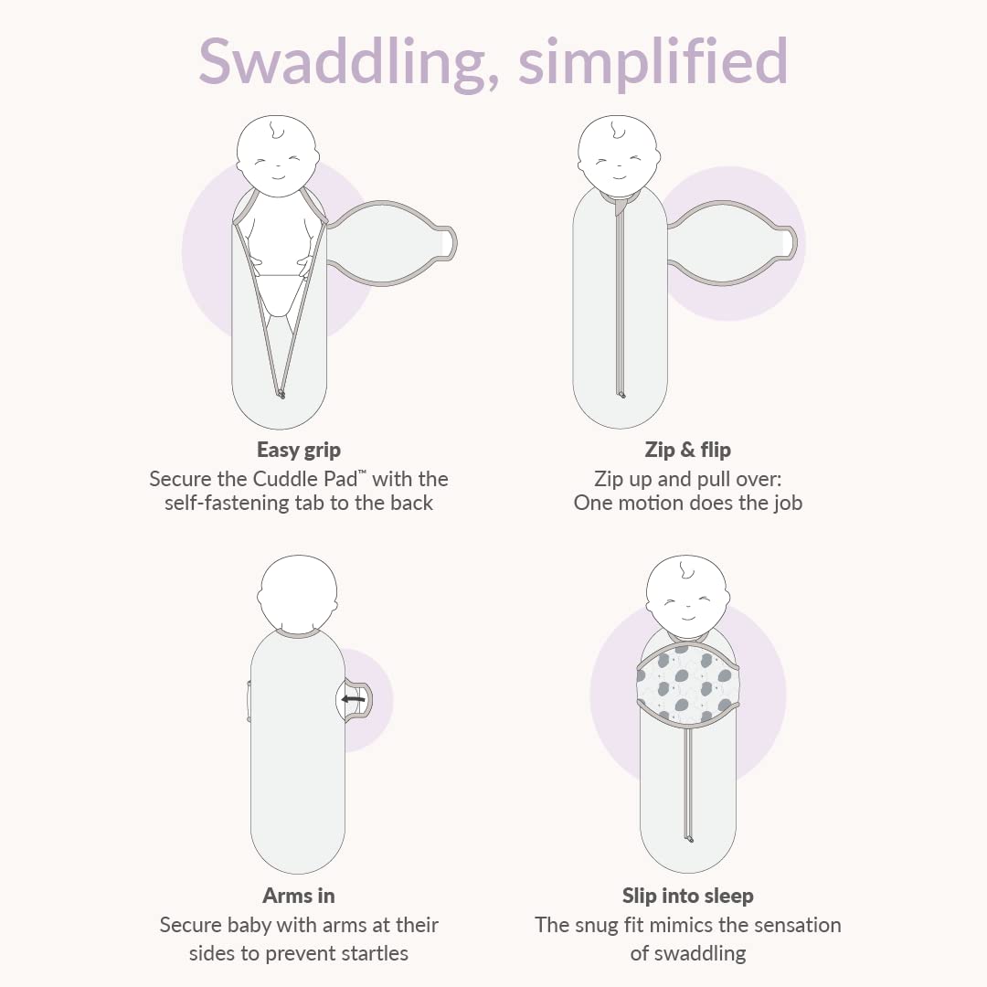 Buy Nested Bean Zen Neo, Newborn Baby Swaddle, Gently Weighted Pod for