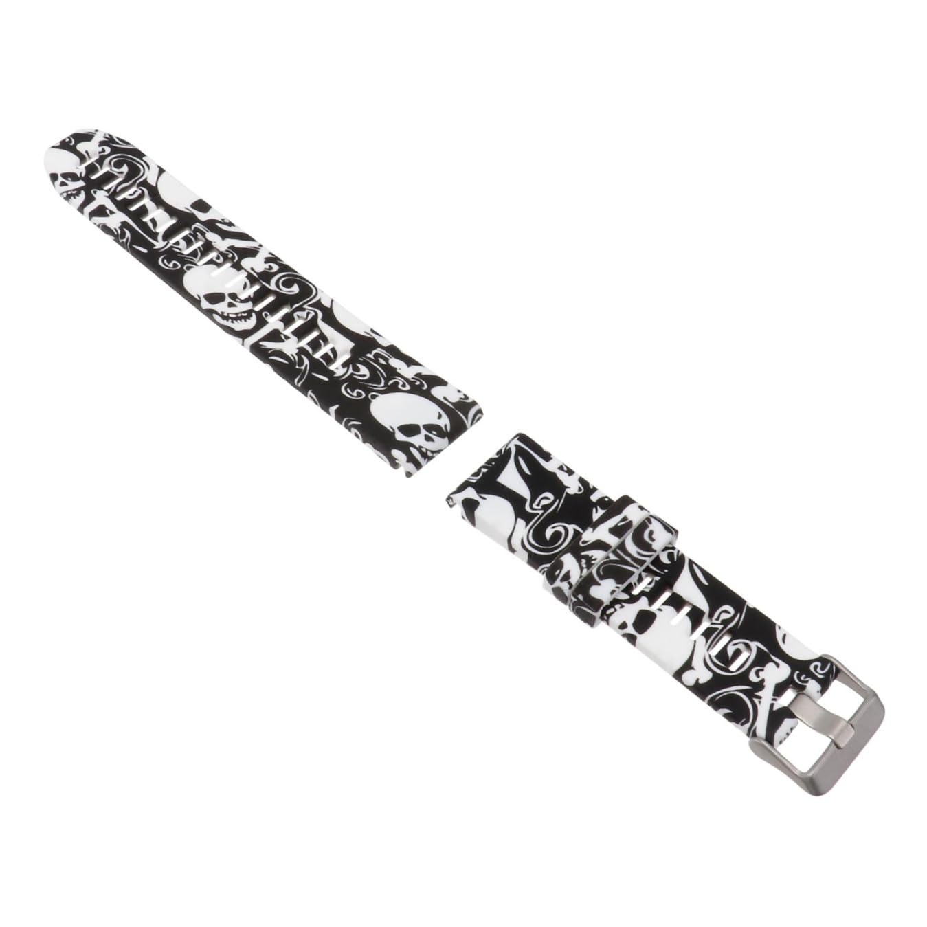 Housoutil 2 Uds Correa De Silicona Correa De Reloj De Calavera Banda De Calavera Niño Reloj Retro Correa De Reloj Impermeable Correa De Reloj Bandas De Repuesto Correa De Reloj De Silicona