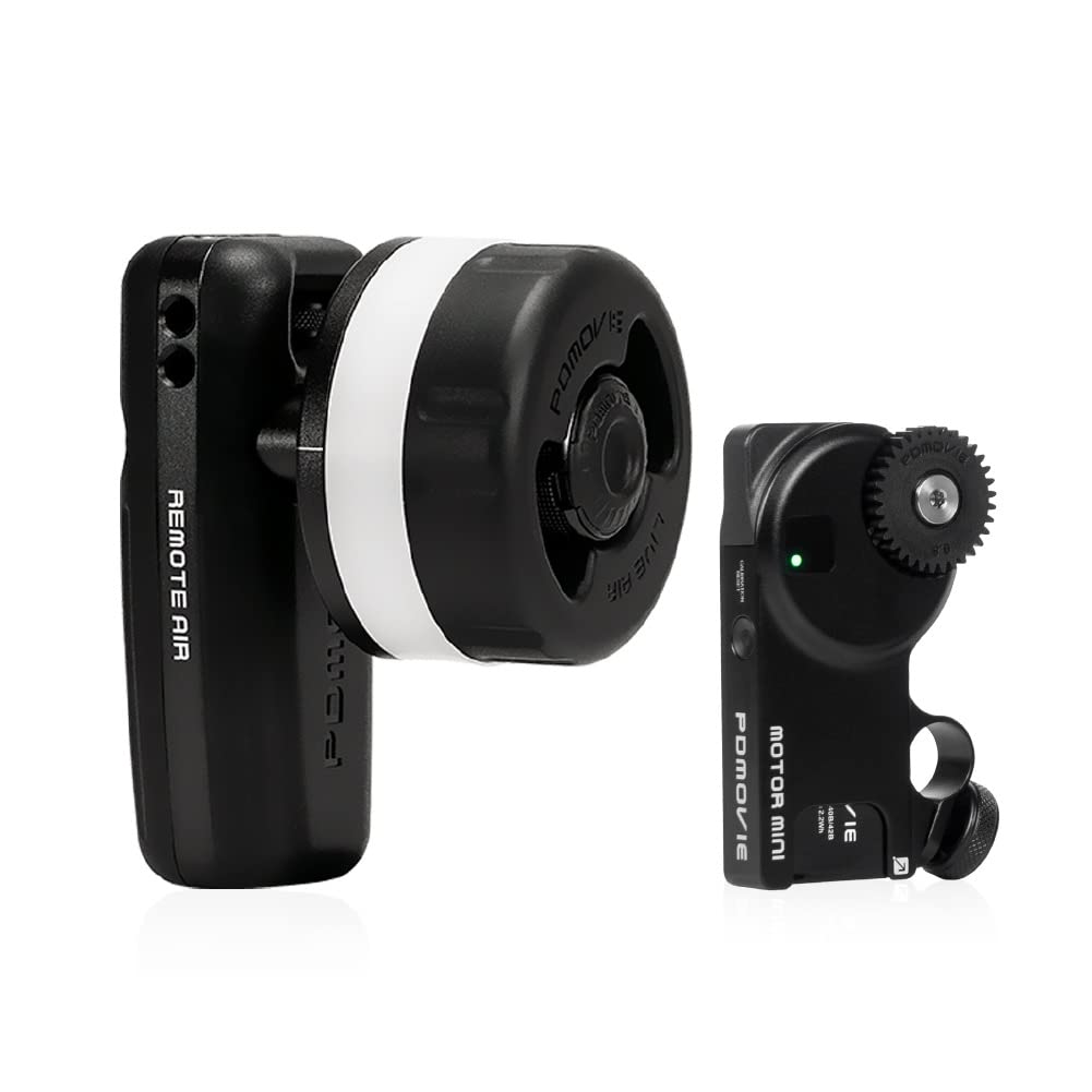 PDMOVIE Live Air 3 (PDL-AFX-RA) Wireless Follow Focus Lens Control System, Compatible with Most Cine Lenses Or SLR Lenses, Gimbal and Any Camera Cage (Ce n'est Pas la Version lidar)