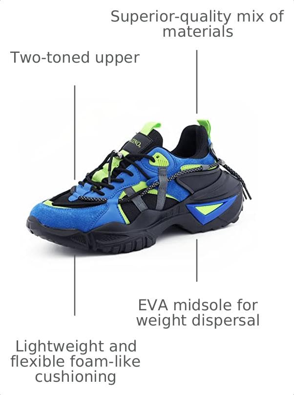 Image of Mazino Oasis Fashion Chunky Sneakers for Men -Men's Athleisure Casual Shoes