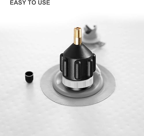 Miniatura 3 de Adaptador de bomba SUP para barco inflable Schrader estándar Adaptador de válvula de aire convencional Adaptador de válvula de aire Accesorio de