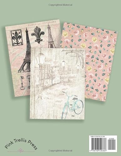 Romantic Paris Scrapbooking Ephemera Paper: Patterns, Labels, Tags, and Fussy Cut Items for Junk Journaling, Decoupage, and Paper Crafting - Thumbnail 2