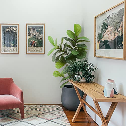 Luwener 6Ft Artificial Plant Fiddle Leaf Fig Tree,Faux Ficus Lyrata In Pot,Ficus Fake Plant Artificial Trees For Office Indoor Outdoor Garden Living Room Home Decor(1Pcs) #TOP3