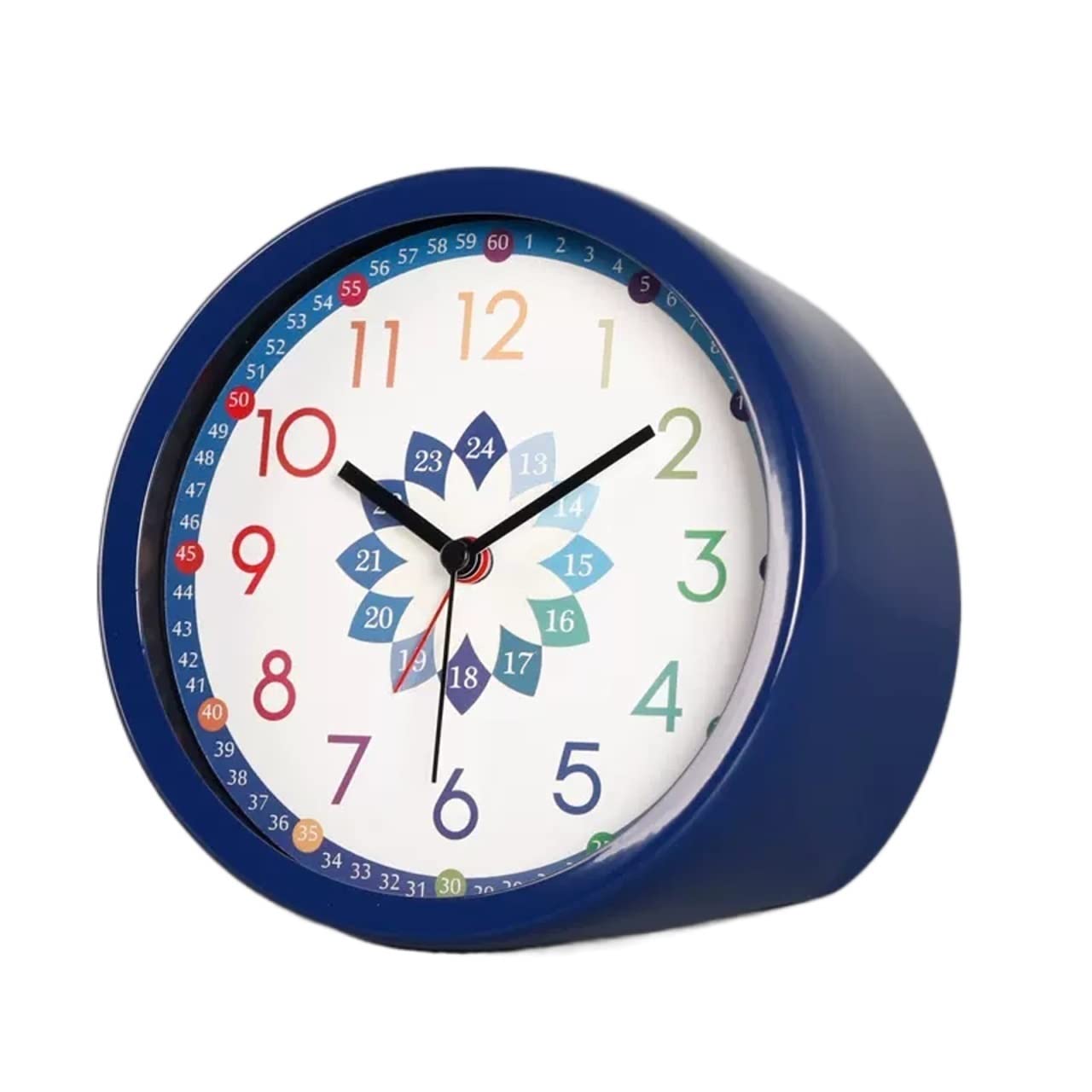 SBZIOJHDR alarm clock, Alarm clocks bedside for bedrooms, Clock,Clocks Bedside,5.9 inch Super Silent Small Round, Simply Design,Easy Set smart alarm clock