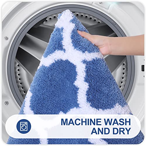 Olanly Olanly Bathroom Rugs 24X16, Soft And Absorbent Microfiber Bath Rugs, Non-Slip Shaggy Shower Carpet, Machine Wash Dry thumb #4