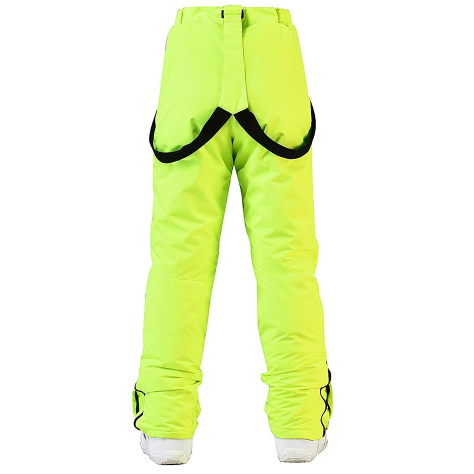 Générique Legging De Grossesse isolée pour Femme, Pantalon à Bretelles Couleur Unie Abdominale (Green, M)