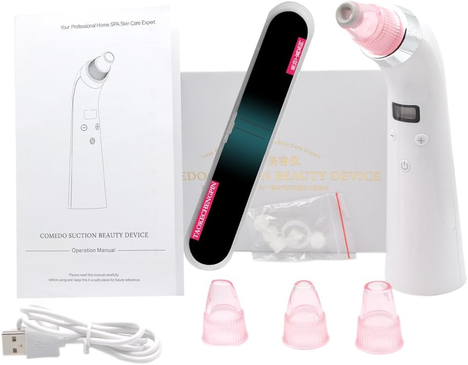 Blackhead remove+Acne suit,Valentine's gife,Poren cleaner,Comedo suction beauty device,Acne Pimple Spot Remover Skin Cleansing Tool