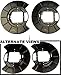 APDTY 035320 Brake Backing Plate - 1 Pair Replaces 5011982AA