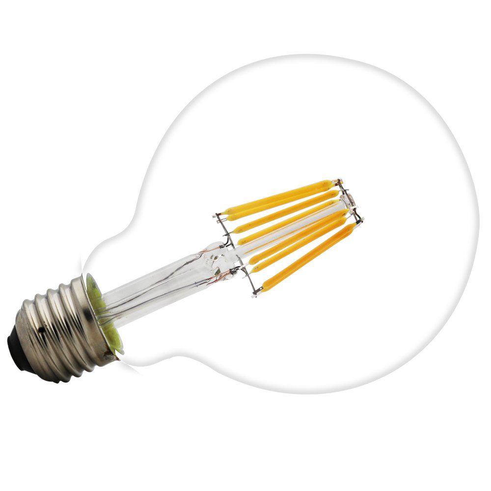 15 Pieza Edison Bombilla Retro Old Fashioned estilo tornillo LED Bombilla Regulable Deko de espiral de lámpara E27 220 V ámbar de color blanco cálido luces UK, Amarillo, E27 8 W 220 V