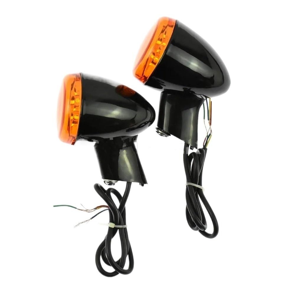 Clignotants arrière moto avec support et lentille pour Sportster XL 883 1200 - 4