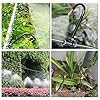 Dianrui 360° Curved Garden Automatic Irrigation System—50FT Drip Irrigation System for Garden,Lawn & Raisedbed & Greenhouse Watering Equipment, Drip Irrigation Kit with Adjustable Copper Nozzles 5/16" #5