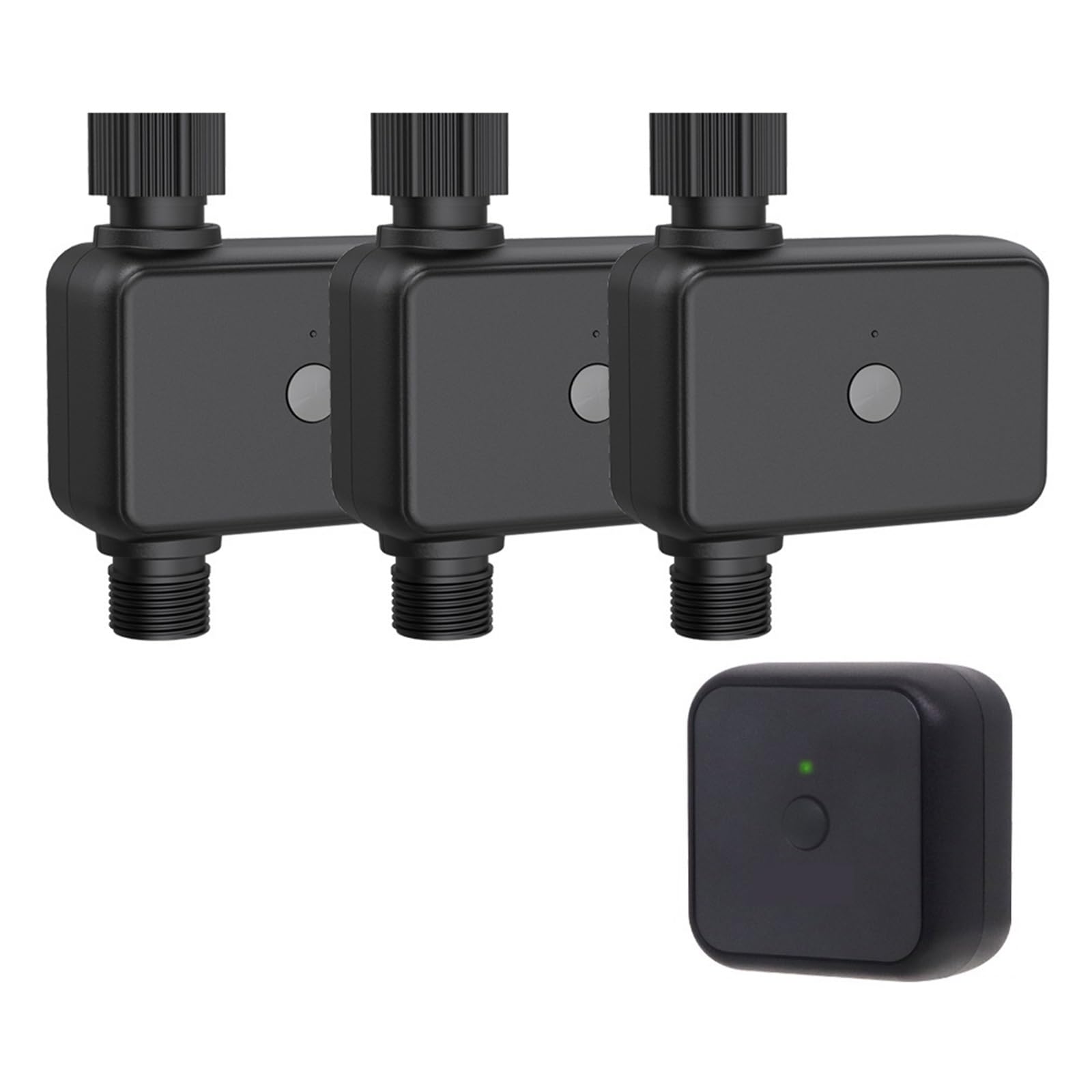 WIFI Watering Timer IP55 Automatic Drip Irrigation Garden Water Controller Valve Smart HomeBluetooth Water Conservation(3PCS)