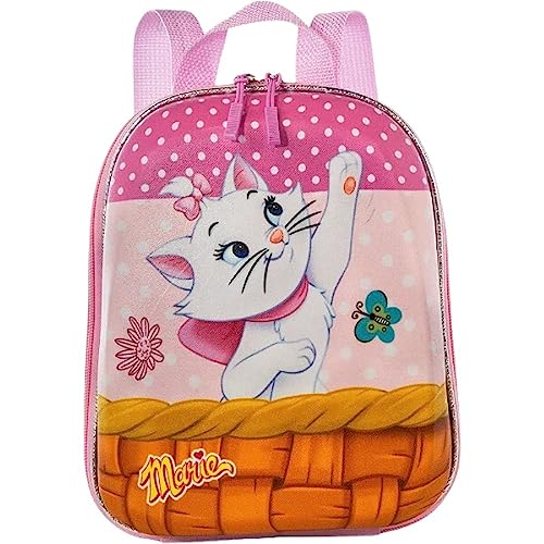 Mochila Escolar Pequena Gata Marie Maxtoy