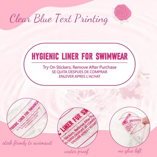 Try On Stickers for Swimwear Adhesive Protective Hygiene Liners Strips for Swimwear Sticker Swimsuit Bikini4