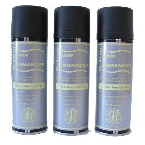 Hair Enhancer Ultrasilver/White 5 Ounce - 3 Cans