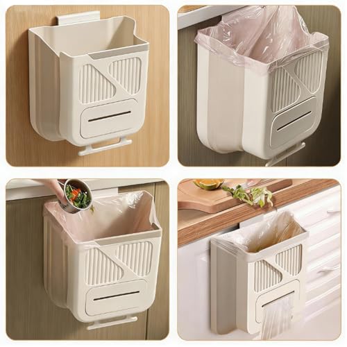 Caneca plegable para colgar en cocina, gris miniatura 4