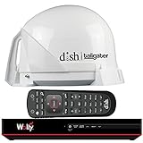 KING DISH VQ4450 Tailgater Bundle - Portable Satellite TV Antenna and DISH Wally HD Receiver