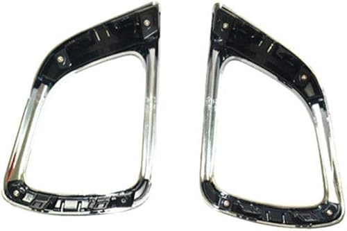 Miniatura 4 de Cubierta de decoración de lámpara antiniebla de coche, accesorios de lámpara antiniebla ABS, 2 piezas de rejilla de decoración de lámpara