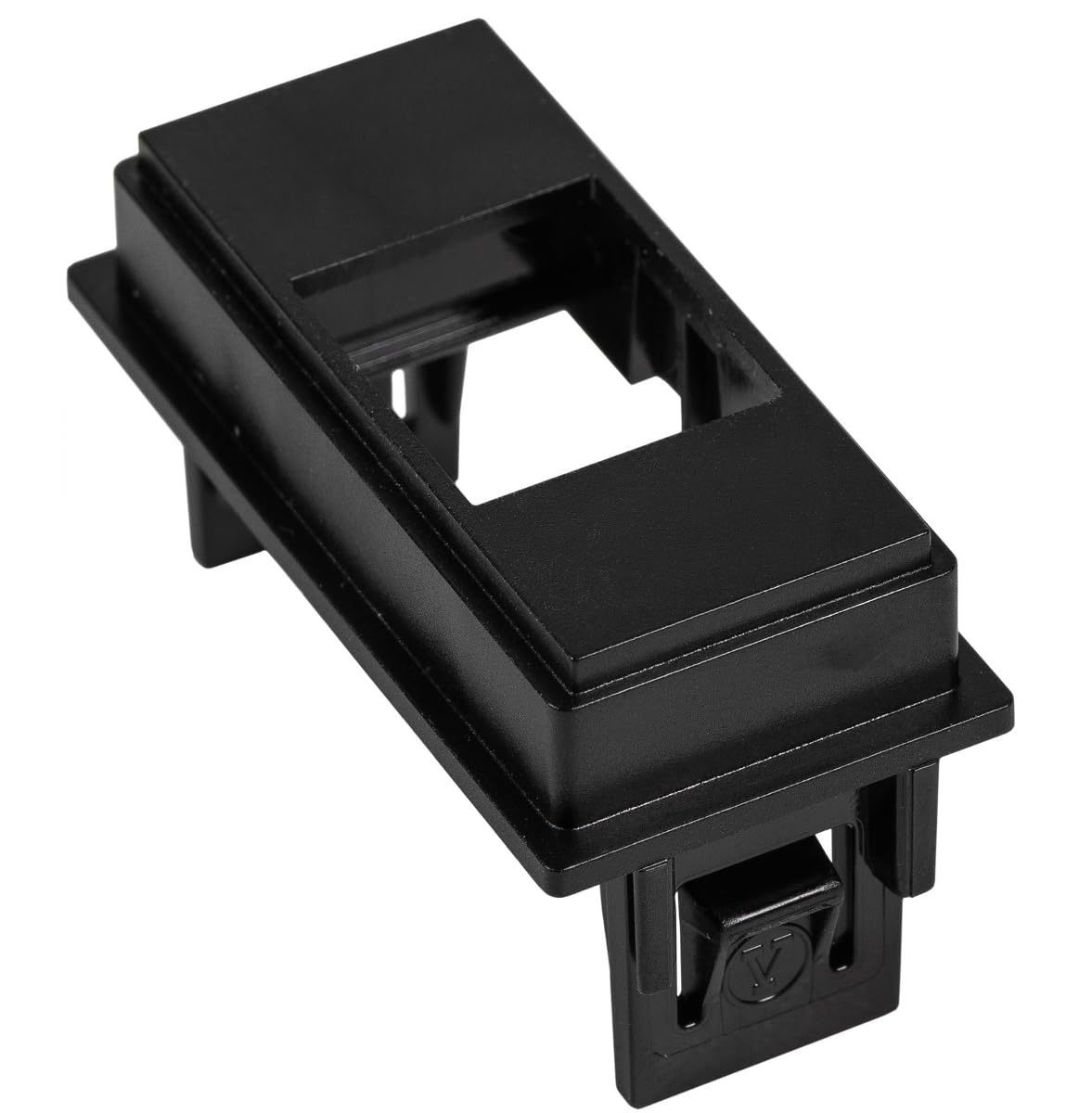 FANTON 23960-B10 Kit 10 adattatori tipo Keystone per placche e supporti BTICINO LIVING NOW colore nero