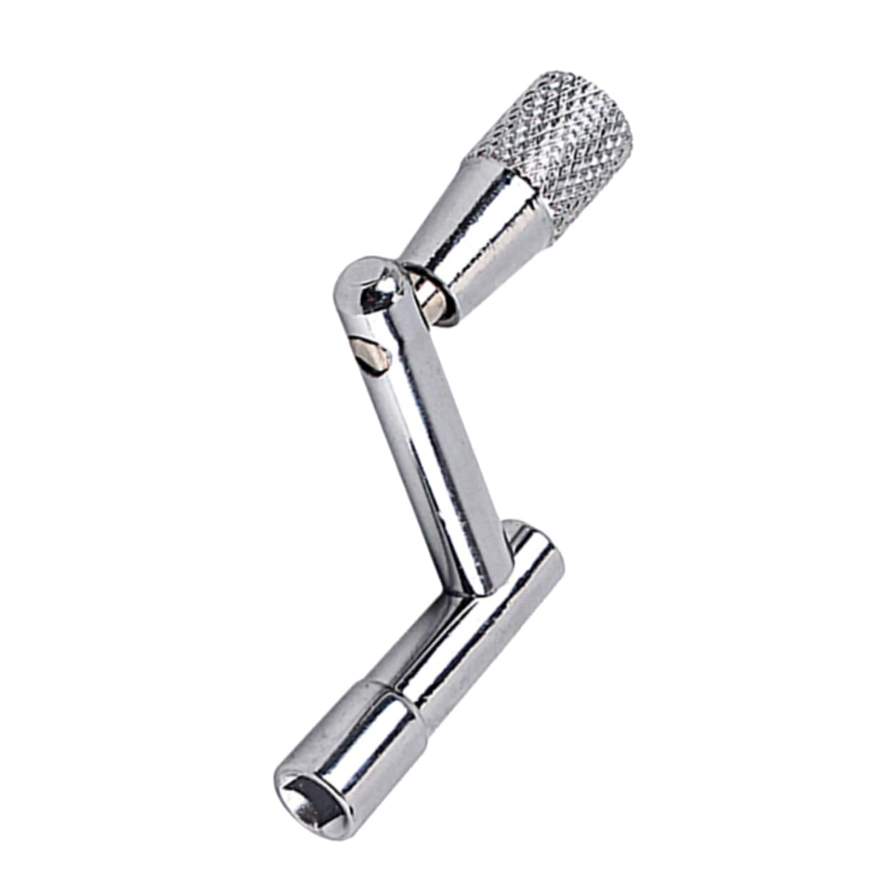 CIMAXIC Z Shape Heavy Duty Drum Tuning Key Durable Metal Drum Wrench with Slip Handle for Drum Drum Accessories for Musicians and Drummers Silver