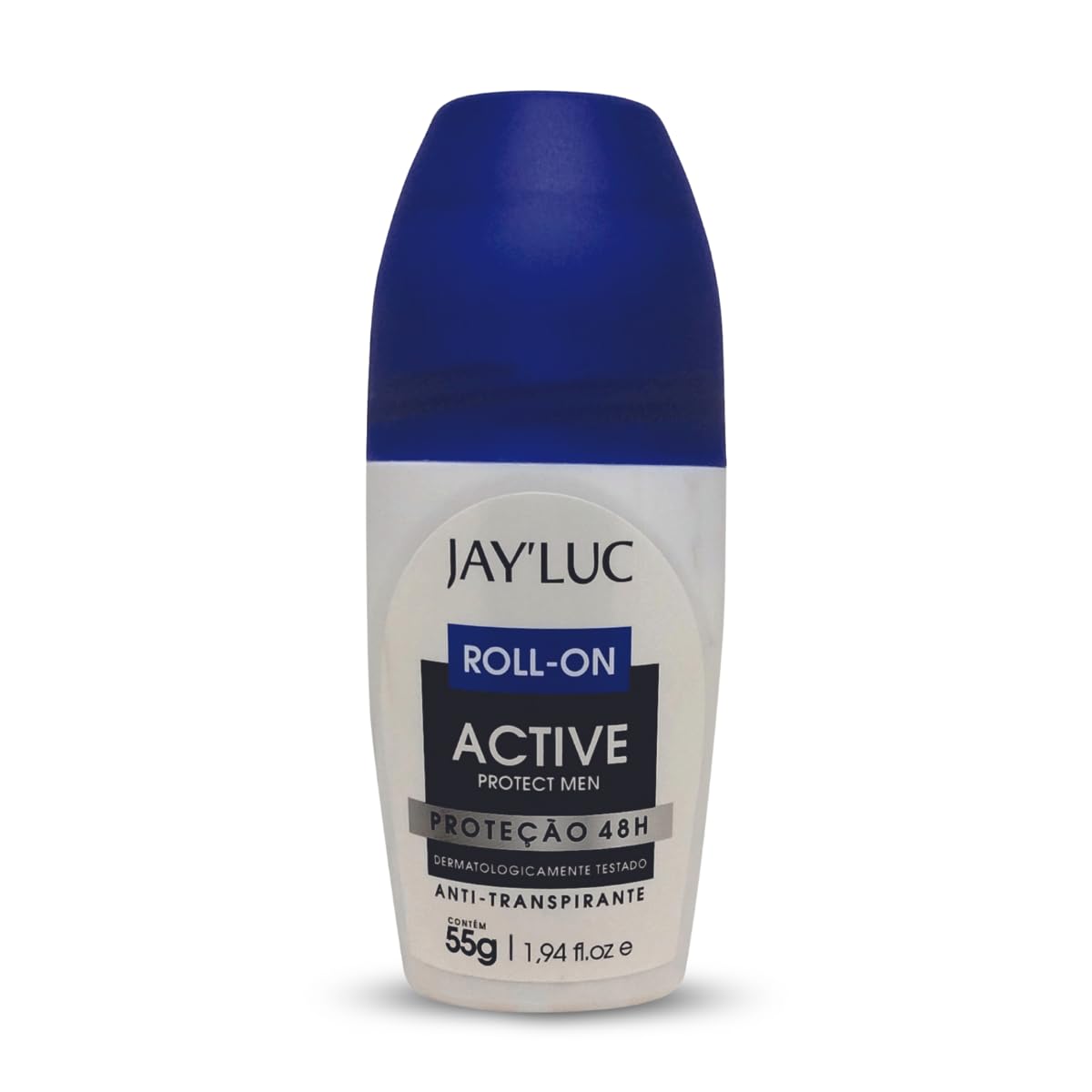 Desodorante Roll On Active Jay Luc 55G, Desodorante Antitranspirante Masculino Roll-On,