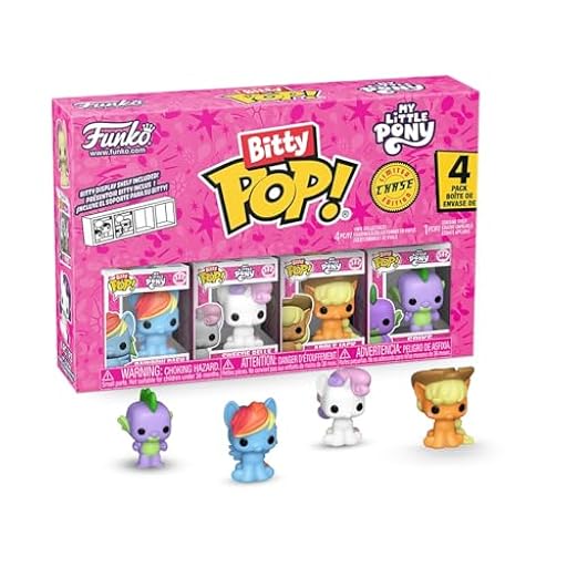 Funko Bitty Pop! 4 Pack: My Little Pony - Rainbow Dash - Figura de Vinilo Coleccionable - Idea de Regalo - Mercancía Oficial - Juguetes para niños y Adultos - Figura Modelo para coleccionistas | Ya disponible en tu tienda friki favorita! En mundofriki.es!