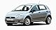 Fußmatten für FIAT Grande Punto 2005-2012, passgenau, rutschfest, verstärkter Fersenpolster aus Gummi, Befestigungsknopf + Schraube